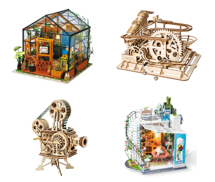 New marble machines and construction kits!