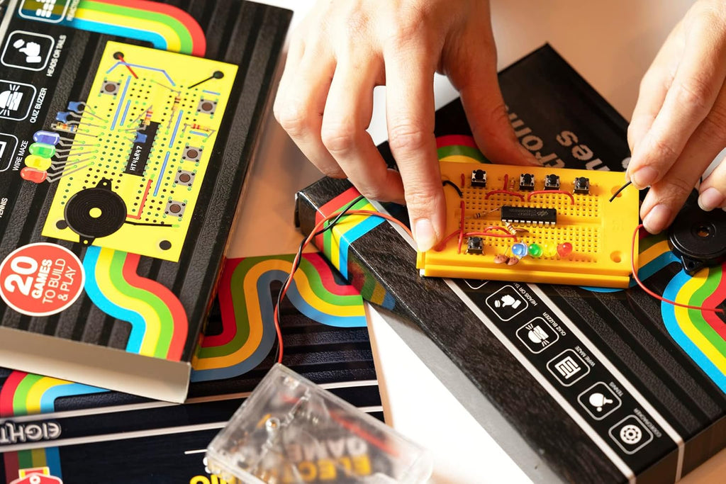 Build Your Own Electronic Games Lab – STEM Kit | MAD Factory