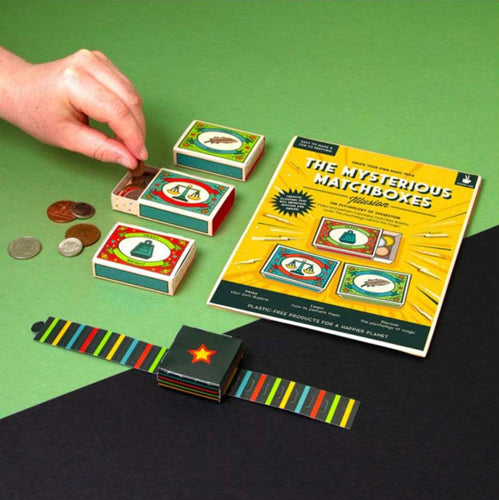 Math Problem With Matchboxes The Mysterious Matchboxes Illusion – Fun Trick Kit | MAD Factory