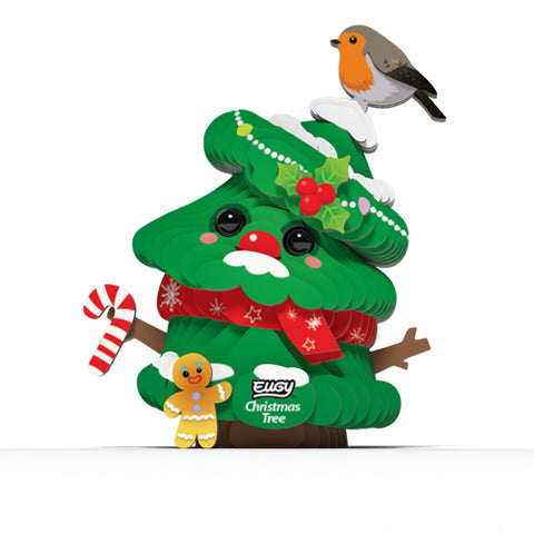 EUGY Christmas Tree – Eco Friendly 3D Cardboard Model Kit