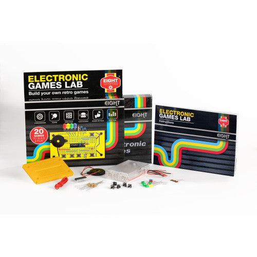 Build Your Own Electronic Games Lab – STEM Kit | MAD Factory