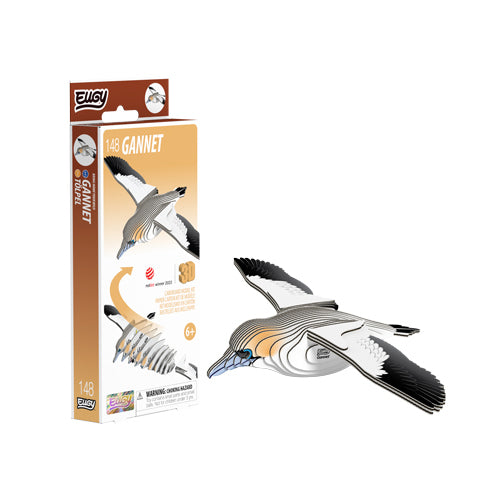 EUGY Gannet – Eco Friendly 3D Cardboard Bird Model Kit