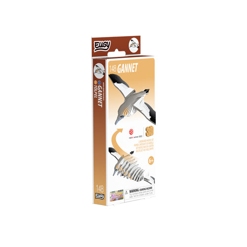EUGY Gannet – Eco Friendly 3D Cardboard Bird Model Kit