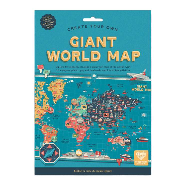 Create Your Own Giant World Map - MAD Factory